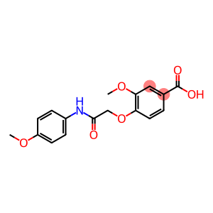 3-METHOXY-4-[(4-METHOXY-PHENYLCARBAMOYL)-METHOXY]-BENZOIC ACID