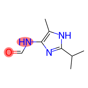 Formamide, N-[5-methyl-2-(1-methylethyl)-1H-imidazol-4-yl]- (9CI)