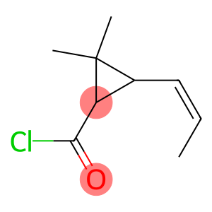 Cyclopropanecarbonyl chloride, 2,2-dimethyl-3-(1-propenyl)- (9CI)