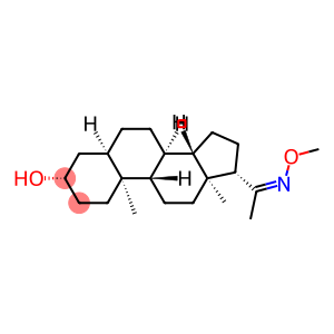 3β-Hydroxy-5β-pregnan-20-one (O-methyl oxime)