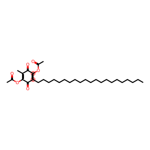 2,5-Cyclohexadiene-1,4-dione, 2,5-bis(acetyloxy)-3-heneicosyl-6-methyl-