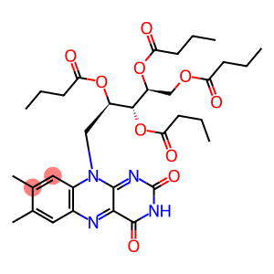 [(2S,3S,4R)-3,4,5-tri(butanoyloxy)-1-(7,8-dimethyl-2,4-dioxo-benzo[g]pteridin-10-yl)pentan-2-yl] butanoate