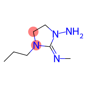 1-Imidazolidinamine,2-(methylimino)-3-propyl-(9CI)