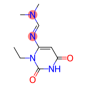 Methanimidamide, N-(3-ethyl-1,2,3,6-tetrahydro-2,6-dioxo-4-pyrimidinyl)-N,N-dimethyl- (9CI)