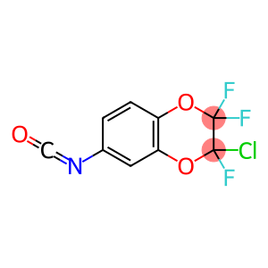 1,4-Benzodioxin, 3-chloro-2,2,3-trifluoro-2,3-dihydro-6-isocyanato-