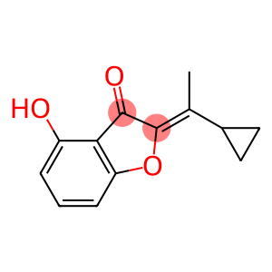 3(2H)-Benzofuranone, 2-(1-cyclopropylethylidene)-4-hydroxy- (9CI)
