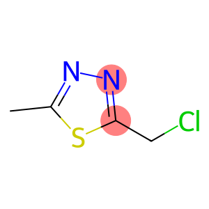 1,3,4-Thiadiazole,  2-(chloromethyl)-5-methyl-