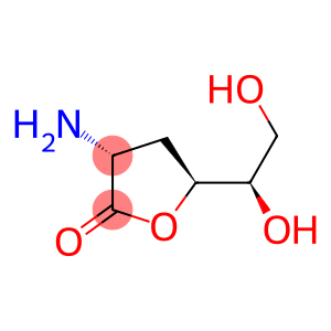 D-ribo-Hexonic acid, 2-amino-2,3-dideoxy-, gamma-lactone (9CI)