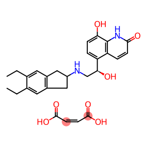 5-[(1R)-2-[(5,6-Diethyl-2,3-dihydro-1H-inden-2-yl)aMino]-1-hydroxyethyl]-8-hydroxy-2(1H)-quinolinone Maleic Acid