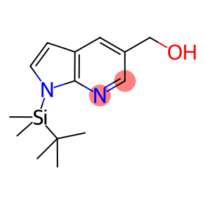 1H-Pyrrolo[2,3-b]pyridine-5-methanol, 1-[(1,1-dimethylethyl)dimethylsilyl]-