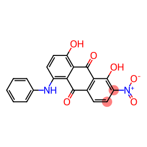 5-Anilino-1,8-dihydroxy-2-nitroanthraquinone