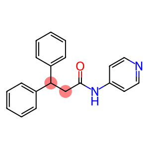 3,3-diphenyl-N-(4-pyridyl)propionamide