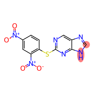 9H-Purine, 2-[(2,4-dinitrophenyl)thio]-