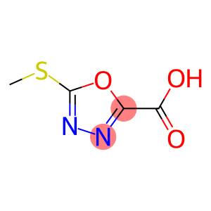 1,3,4-Oxadiazole-2-carboxylicacid,5-(methylthio)-(9CI)