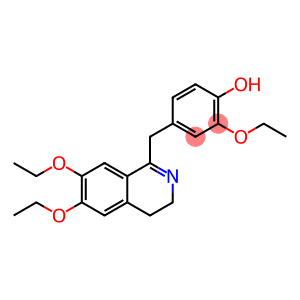 Phenol, 4-[(6,7-diethoxy-3,4-dihydro-1-isoquinolinyl)methyl]-2-ethoxy-