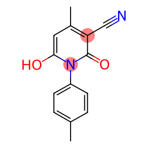 6-hydroxy-4-methyl-1-(4-methylphenyl)-2-oxo-1,2-dihydro-3-pyridinecarbonitrile