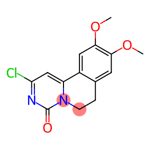 2-chloro-9,10-dimethoxy-6,7-dihydropyrimido[6,1-a]isoquinolin-4-one