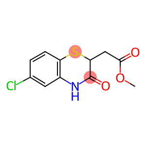 methyl (6-chloro-3-oxo-3,4-dihydro-2H-1,4-benzothiazin-2-yl)acetate