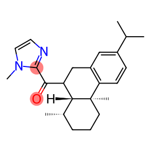 1-Methyl-1H-imidazol-2-yl[(4bS)-4b,5,6,7,8,8aβ,9,10-octahydro-4bα,8α-dimethyl-2-(1-methylethyl)phenanthren-9-yl] ketone