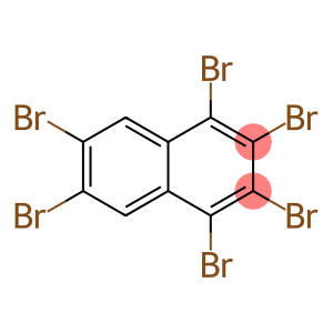1,2,3,4,6,7-hexabromonaphthalene