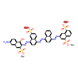 3-[[4-[[4-[(6-amino-1-hydroxy-3-sulpho-2-naphthyl)azo]-6-sulpho-1-naphthyl]azo]-1-naphthyl]azo]naphthalene-1,5-disulphonic acid, sodium salt