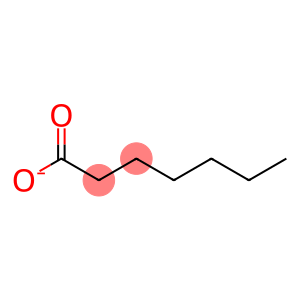 Heptanoic acidanion