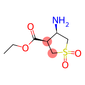 3-Thiophenecarboxylicacid,4-aminotetrahydro-,ethylester,1,1-dioxide,cis-(9CI)