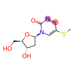 1-(2-deoxy-beta-D-ribofuranosyl)-5-(methylmercapto)-2-pyrimidinone