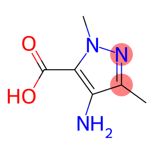 1H-Pyrazole-5-carboxylic  acid,  4-amino-1,3-dimethyl-