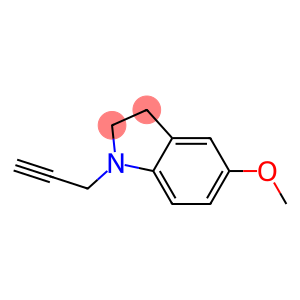 1H-Indole,2,3-dihydro-5-methoxy-1-(2-propynyl)-(9CI)