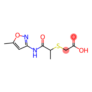 ([1-METHYL-2-[(5-METHYLISOXAZOL-3-YL)AMINO]-2-OXOETHYL]THIO)ACETIC ACID