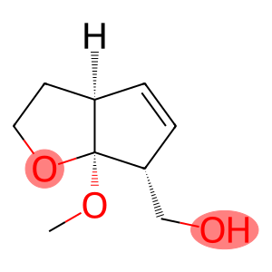 2H-Cyclopenta[b]furan-6-methanol,3,3a,6,6a-tetrahydro-6a-methoxy-,(3aR,6S,6aR)-rel-(9CI)