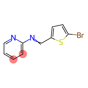 N-[(5-bromo-2-thienyl)methylene]-2-pyridinamine