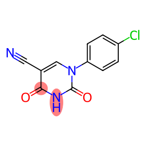 1-(4-Chlorophenyl)-2,4-dioxo-1,2,3,4-tetrahydro-5-pyrimidinecarbonitrile