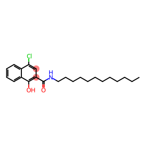 2-Naphthalenecarboxamide, 4-chloro-N-dodecyl-1-hydroxy-