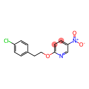 Pyridine, 2-[2-(4-chlorophenyl)ethoxy]-5-nitro-