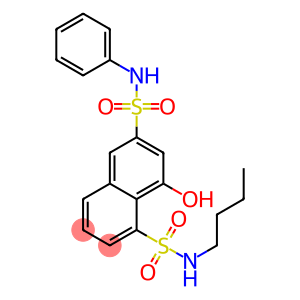 N1-butyl-8-hydroxy-N6-phenylnaphthalene-1,6-disulphonamide