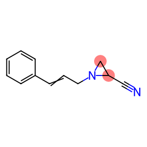 2-Aziridinecarbonitrile, 1-(3-phenyl-2-propen-1-yl)-