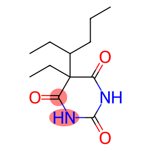 5-ethyl-5-(1-ethylbutyl)barbituric acid