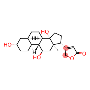 3β,11α,14-Trihydroxy-5β,14β-card-20(22)-enolide