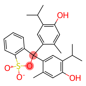 2-{(E)-[4-hydroxy-2-methyl-5-(1-methylethyl)phenyl][2-methyl-5-(1-methylethyl)-4-oxocyclohexa-2,5-dien-1-ylidene]methyl}benzenesulfonic acid