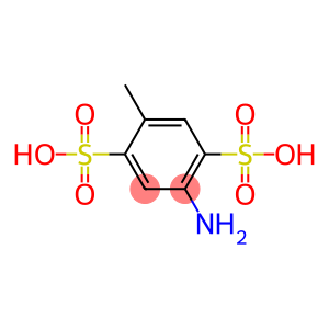 2-amino-5-methylbenzene-1,4-disulfonic acid