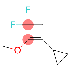 Cyclobutene, 1-cyclopropyl-3,3-difluoro-2-methoxy- (9CI)