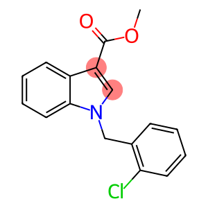 1H-INDOLE-3-CARBOXYLIC ACID, 1-[(2-CHLOROPHENYL)METHYL]-,METHYL ESTER