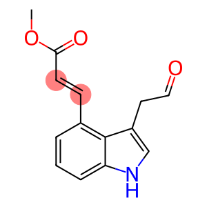 2-Propenoic acid, 3-[3-(2-oxoethyl)-1H-indol-4-yl]-, methyl ester, (2E)-