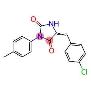 2,4-Imidazolidinedione, 5-[(4-chlorophenyl)methylene]-3-(4-methylphenyl)-