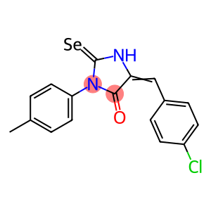 4-Imidazolidinone, 5-[(4-chlorophenyl)methylene]-3-(4-methylphenyl)-2-selenoxo-