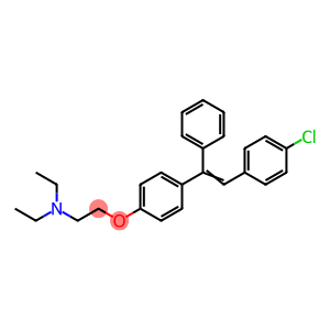 2-[4-[2-(4-Chlorophenyl)-1-phenylethenyl]phenoxy]-N,N-diethyl-ethanaMine