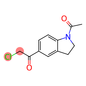 Ethanone, 1-(1-acetyl-2,3-dihydro-1H-indol-5-yl)-2-chloro-