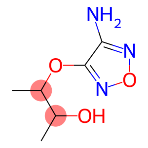 2-Butanol,3-[(4-amino-1,2,5-oxadiazol-3-yl)oxy]-(9CI)